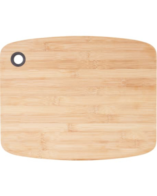 Grande planche à découper en bambou avec poignée en silicone Grande planche à découper en bambou avec poignée en silicone