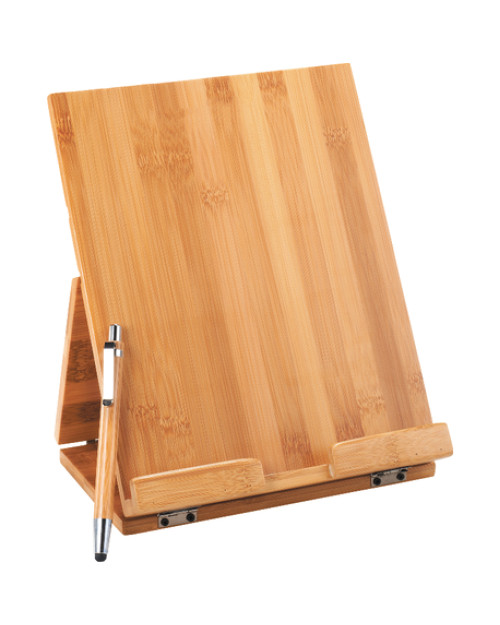 Support pour tablette ou livre de recettes avec stylet à bille Support pour tablette ou livre de recettes avec stylet à bille