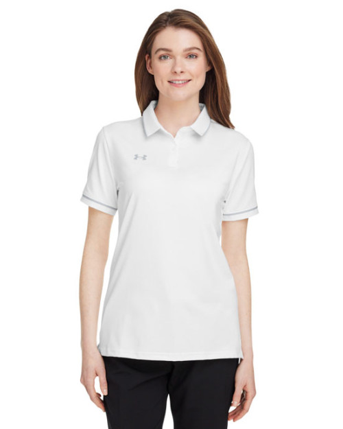 Polo de performance Teams à liseré pour femme Polo de performance Teams à liseré pour femme