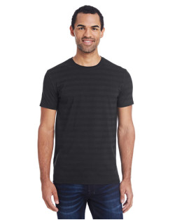 T-shirt pour homme à rayure invisible à manches courtes de Threadfast