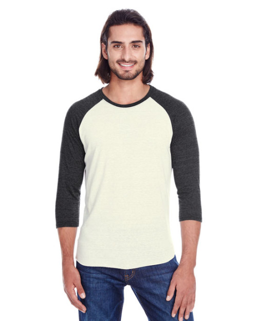 T-shirt unisexe à manches raglan 3/4 de Threadfast T-shirt unisexe à manches raglan 3/4 de Threadfast