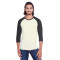 T-shirt unisexe à manches raglan 3/4 de Threadfast