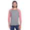 T-shirt unisexe à manches raglan 3/4 de Threadfast