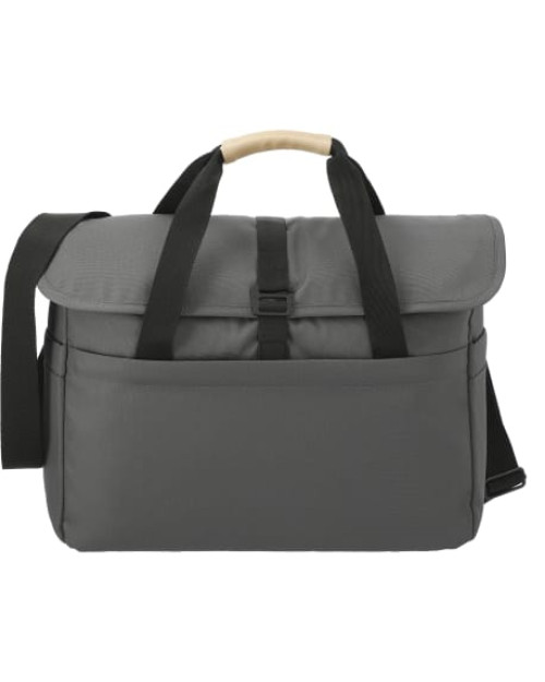 Sac messager pour ordinateur 15" recyclé arrière Sac messager pour ordinateur 15" recyclé arrière