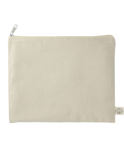Pochette de voyage plate en coton biologique Pochette de voyage plate en coton biologique