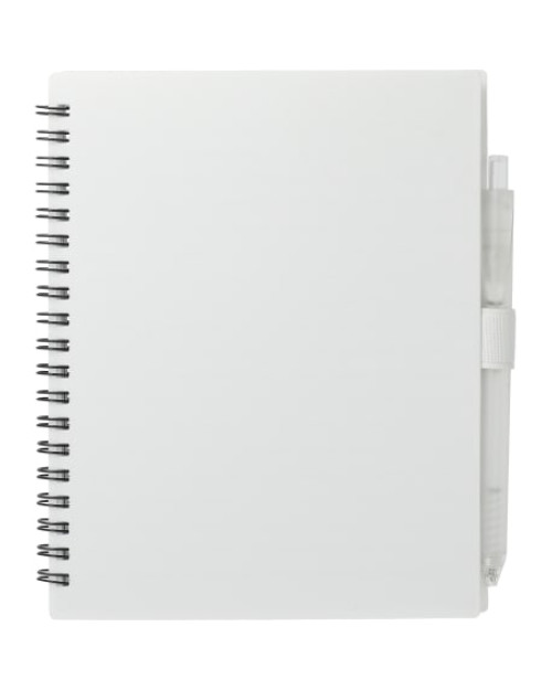 Carnet à spirale recyclé FSC 5,5" x 7" avec RPET Pe Carnet à spirale recyclé FSC 5,5" x 7" avec RPET Pe