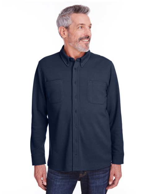 Chemise-veston pour homme en molleton piqué StainBlocMC